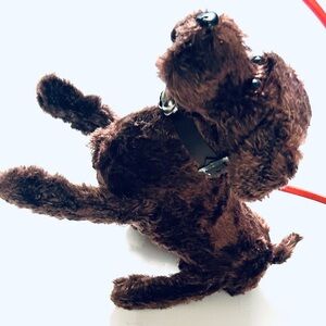 Fido! Adorable Vintage 1940’s Plush Trick Preforming Collectible Toy Dog w Box